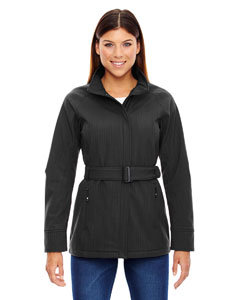 Ash City - North End Sport Blue Ladies' Skyscape Three-Layer Textured Two-Tone Soft Shell Jacket