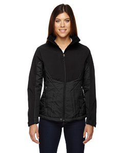 Ash City - North End Sport Red Ladies' Innovate Insulated Hybrid Soft Shell Jacket