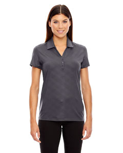 Ash City - North End Sport Red Ladies' Maze Performance Stretch Embossed Print Polo