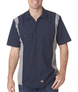 Dickies Adult Industrial Color Block Blended Shirt