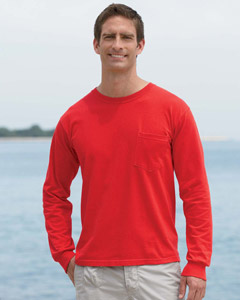 Gildan 6.1 oz. Ultra Cotton Long-Sleeve Pocket T-Shirt