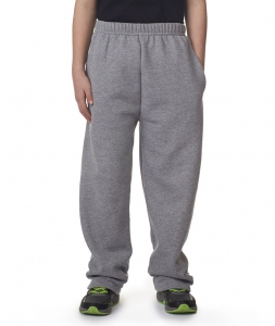 Jerzees NuBlend Youth Pocketed Open-Bottom Sweatpants