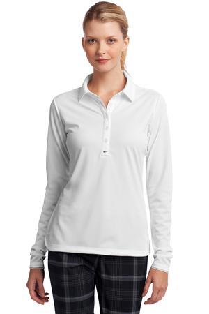 NEW Nike Golf Ladies Long Sleeve Dri-FIT Stretch Tech Polo