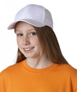 UltraClub Youth Classic Cut Cotton Twill Cap